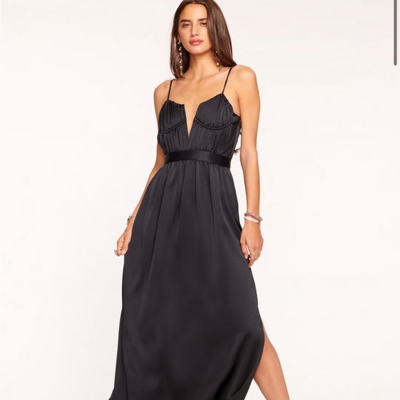 Ramy Brook Dresses & Skirts - Ramy Brook Black Spaghetti-Strap Maxi Dress